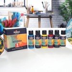 6-Pack Acrylic Paints for Kids & Beginners