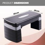 Adjustable Height Aerobic Stepper for Home Fitness