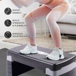 Adjustable Height Aerobic Stepper for Home Fitness