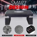 Adjustable Height Aerobic Stepper for Home Fitness