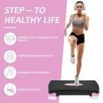 Adjustable Aerobic Step Platform for Home Workouts