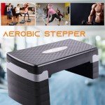 Adjustable Height Aerobic Stepper for Home Fitness