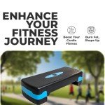 Adjustable Fitness Stepper for Cardio and Workouts