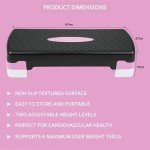 Adjustable Aerobic Step Platform for Home Workouts