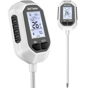 Soil Moisture and Light Meter for Gardening