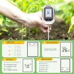 Soil Moisture and Light Meter for Gardening