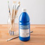 Bright Blue Acrylic Paint 32oz - Non-Toxic