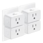 EIGHTREE Mini Smart Plug with Remote Control - 4 Pack