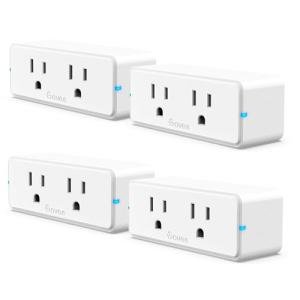 Govee Dual Smart Plug 4 Pack with Alexa & Google