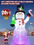 Kalolary 20 FT Christmas Snowman Inflatable Decoration