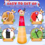 Giant 12FT Inflatable Christmas Reindeer Decoration