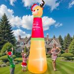Giant 12FT Inflatable Christmas Reindeer Decoration