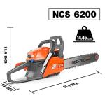 NEOTEC 20 Inch 62CC Gas Chainsaw for Wood Cutting