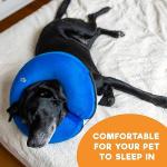 BENCMATE Inflatable Recovery Dog Cone Collar - Large