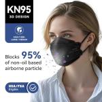 KN95 Face Masks - 100 Pack, 5 Layer Protection
