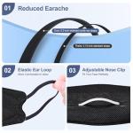 KN95 Face Masks - 100 Pack, 5 Layer Protection