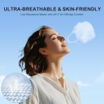 KN95 Face Masks - 100 Pack, 5 Layer Protection