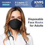 KN95 Face Masks - 100 Pack, 5 Layer Protection