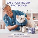 Loflaze Inflatable Dog Cone Collar - Comfortable Recovery Solution