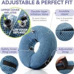 Loflaze Inflatable Dog Cone Collar - Comfortable Recovery Solution