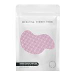 BLISALI 48" Exfoliating Shower Towel - Pink