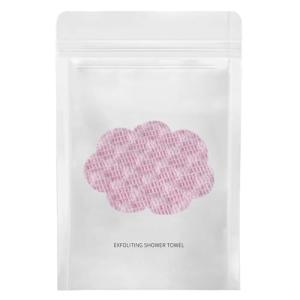 Blissal 2-in-1 Exfoliating Shower Towel - Pink