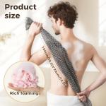 2-in-1 Exfoliating Shower Towel for All Skin Types
