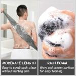 Blissal 2-in-1 Exfoliating Shower Towel - Black