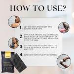 Sima Exfoliating Washcloth - Dual-Sided Body Scrub