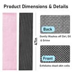 2-Pack Blissal Dual-Sided Exfoliating Shower Towel