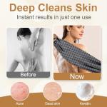 Exfoliating Shower Towel Set - 2-in-1 Scrubber