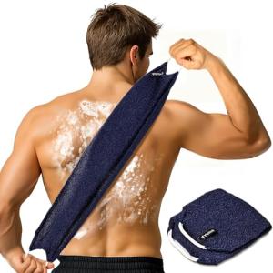 Yiclick Exfoliating Washcloth with Handle for Shower