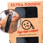 Extreme Exfoliating Washcloths - 2 Pack, Black & Grey