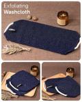 Yiclick Exfoliating Washcloth with Handle for Shower