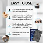 Adanluxe Premium Exfoliating Shower Towels and Scrubbers