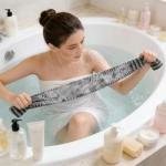 2-Pack Blissal Dual-Sided Exfoliating Shower Towel