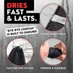Extreme Exfoliating Washcloths - 2 Pack, Black & Grey
