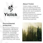 Yiclick Exfoliating Washcloth with Handle for Shower