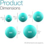 Core Balance Gym Ball - Fitness and Yoga Exercise