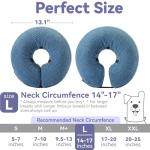 Loflaze Inflatable Dog Cone Collar - Comfortable Recovery Solution