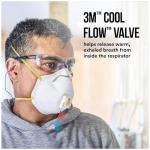 3M N95 Respirator for Sanding and Painting, 10-Pack