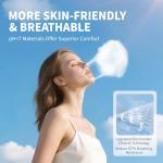 AKGK KN95 Face Masks - 50 Breathable Black Masks