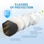 Borje 50 Pcs Colorful 5-Ply KN95 Face Masks