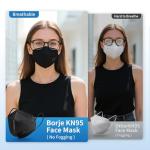 Borje 50 Pcs Colorful 5-Ply KN95 Face Masks