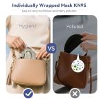 100 Pack of Comfortable KN95 Face Masks for Adults
