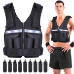 Sportneer Adjustable Weighted Vest Set for Workouts