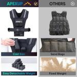 APEXUP Adjustable Weighted Vest for Workout
