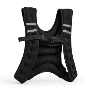 Tone Fitness 12 Lbs Black Weighted Vest
