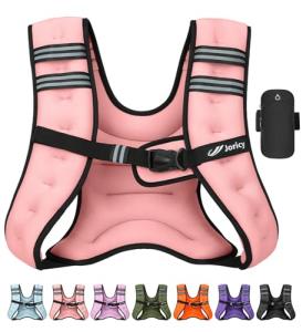 12lb Weighted Vest for Men and Women, Pink