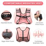 12lb Weighted Vest for Men and Women, Pink